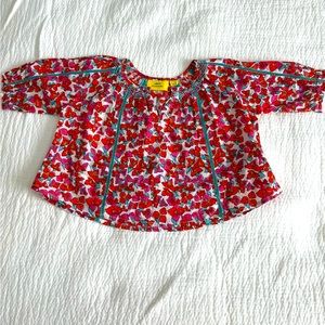 Roberta Roller Rabbit Baby Girl Tunic / Cover Up Top . Size 3-6M